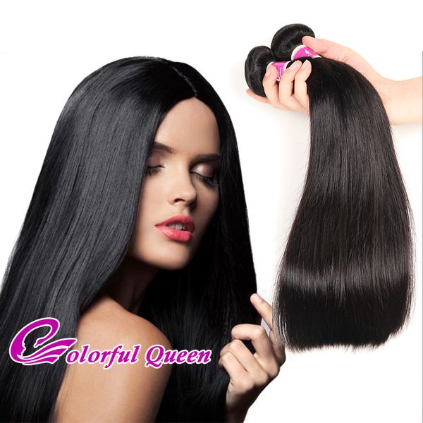 Cheap Malaysian Silky Straight Virgin Hair Bundles 100