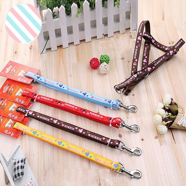 Acheter Nylon Pas Cher Mode Impression Chien Chat Harnais Avec