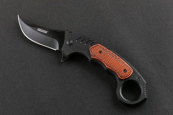 TAC FORCE TAC480 Ivory Karambit Titanium Coltello pieghevole tattico 3CR13MOV 57HRC Caccia tasca tascabile di sopravvivenza Utility militare Coltello regalo EDC