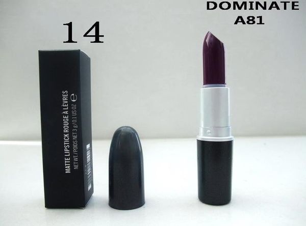 

Макияж НОВАЯ высококачественная губная помада MATTE 3 г с английским названием губная помада доминирует