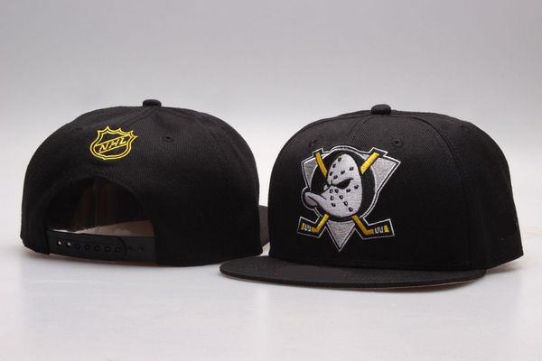 

Новейшие Mighty Hockey Bones Snapback Шляпы Анахейм Утки костяная кепка Flat Fashion NHL Шапки спорти