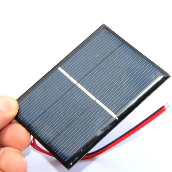 

0.65w 1.5v solar cell polycrystalline solar panel diy solar charger +15cm cable education kis 50pcs/lot hipping