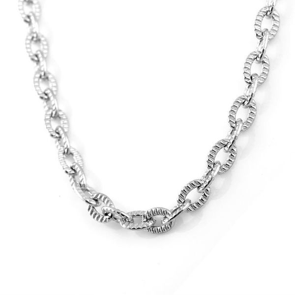 Lot En Acier Inoxydable 2mm Boule Chaîne Collier pour Hommes 5 Pièces