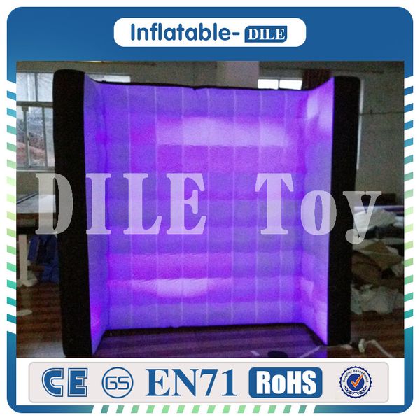 

custom wedding party event use led p booth backdrop led inflatable wall for sale
