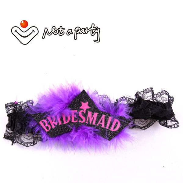 

wholesale-50% off for 3pcs feather garters for bachelorette hen party girls night out wedding decoation accessories theme party supplies