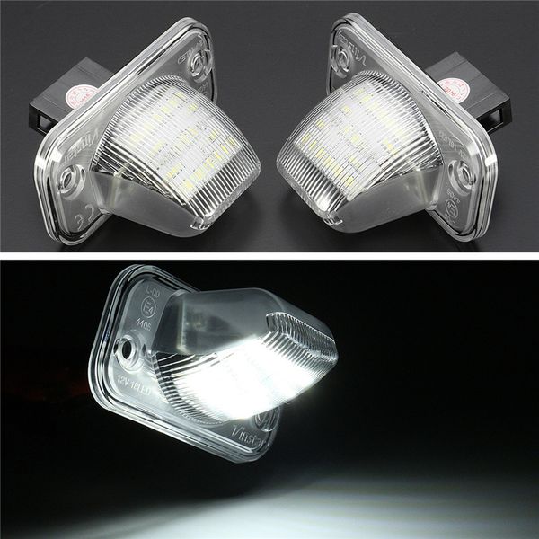 

2pcs 18 led license plate light number plate lamp for volkswagen/vw/t4/transporter/passat error free