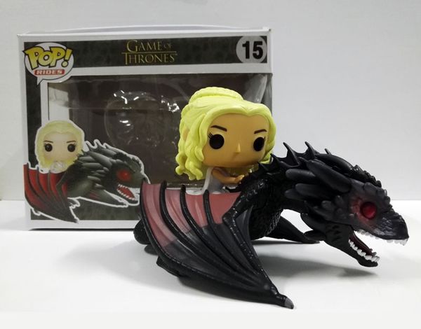 2020 Hot Sales Game Of Thrones Daenerys Riding Dragon 23cm Action