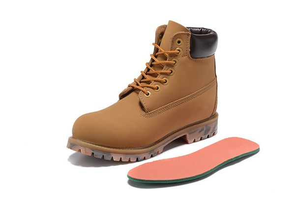 

wear-resistant camouflage bottom women & mens waterproof boots tim working safty high cut berland shoes outdoor hiking sneaker, Black