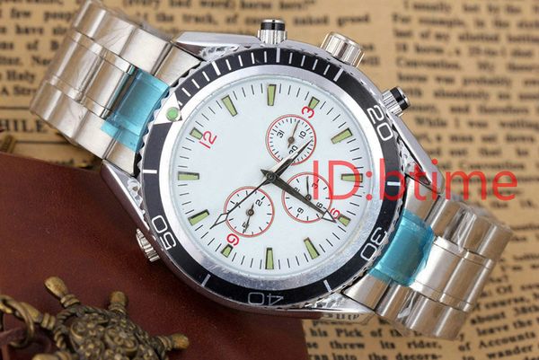 

new automatic luxury man mechanical black men watches sport ss james bond 007 bracelet mens sport skyfall watch wristwatches, Slivery;brown