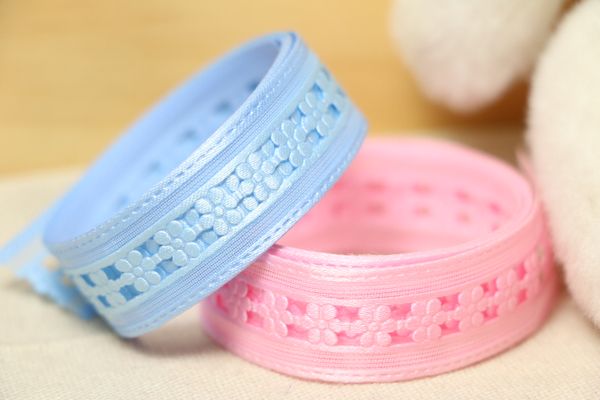 Width 16mm Craft Fabric Tape Flower Embossing Organza Ribbon For