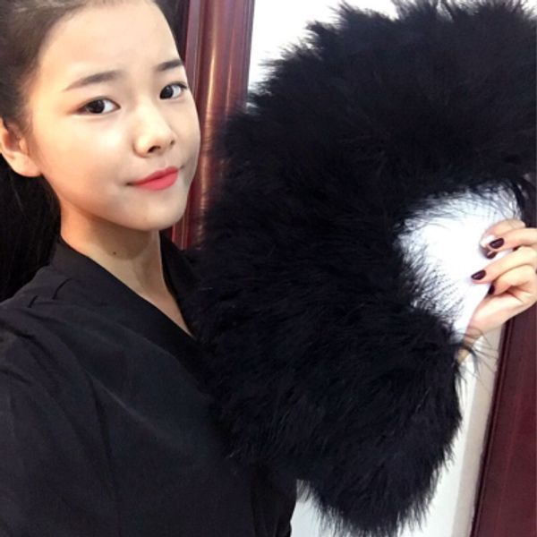 

100pcs/lot elegant full soft feather wedding hand fans dance fan wholesale