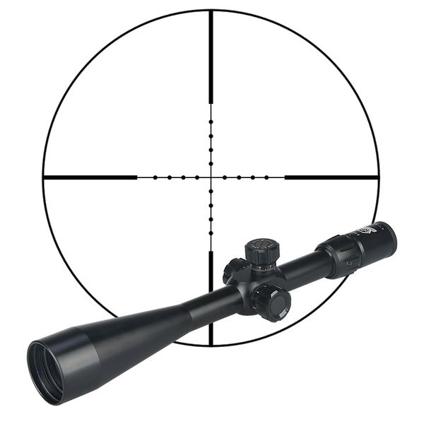 Cannocchiale da puntamento Canis Latrans Tactical 8-32X56SFIRF Side Focus Black Matte per caccia e uso esterno CL1-0283