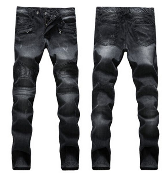 

new men's skinny jeans mens jeans slim causal mens denim pants men jeans, Blue