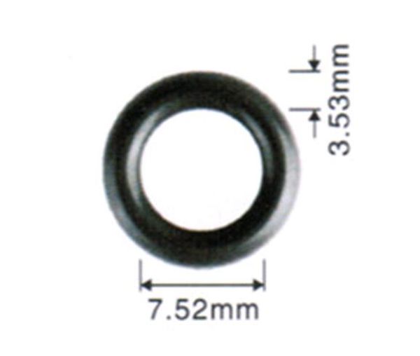 

factory sales 500pieces viton orings fuel injector repair kit rubber seals for japan cars (7.52*3.53mm
