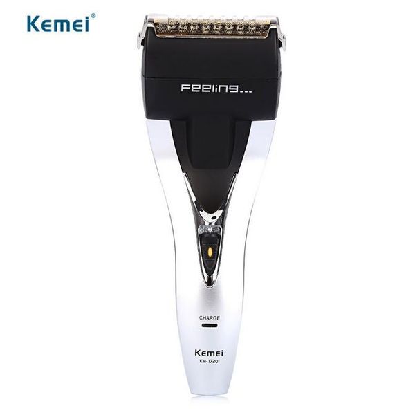 

kemei km-1720 electric shaver for men rechargeable reciprocating cordless blade electric razor shavers hair clipper shaving