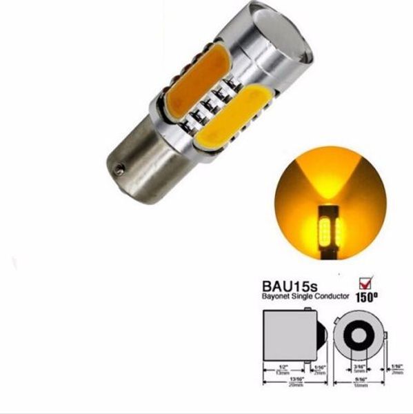 

2pcs 1156py py21w bau15s led bulbs with projector 7.5w 7507 amber yellow auto ing