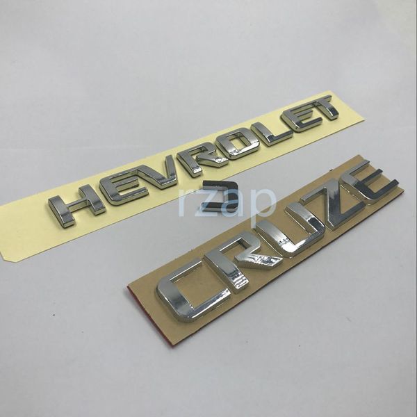 2019 3d Chrome Logo For Chevrolet Cruze Lettering Emblem