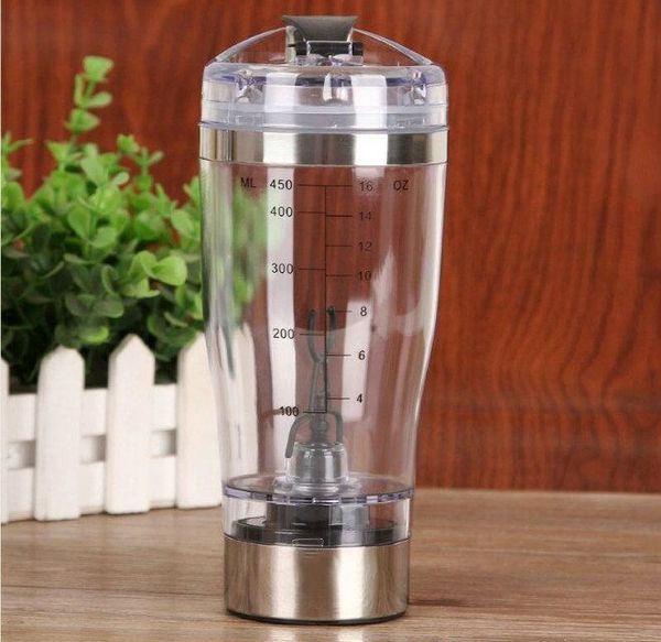 

in stock 2017 450ml electric protein shaker blender water bottle portable electric automatic movement mixing mixer smart cup