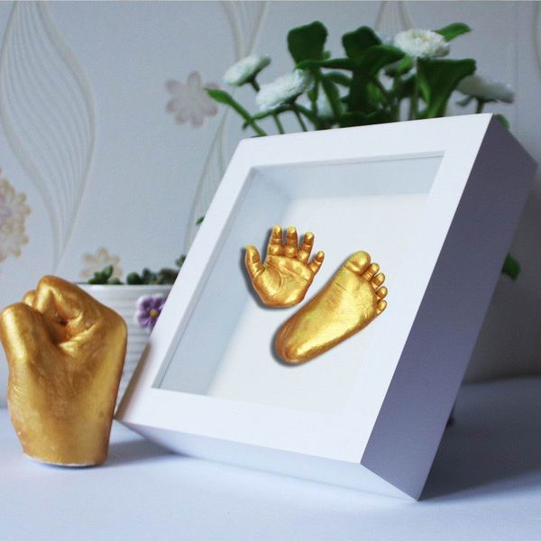 

Подарки Сувениры Отпечатки рук Следы Детские Руки Усилитель Ноги 3D DIY Гипсовая Ли