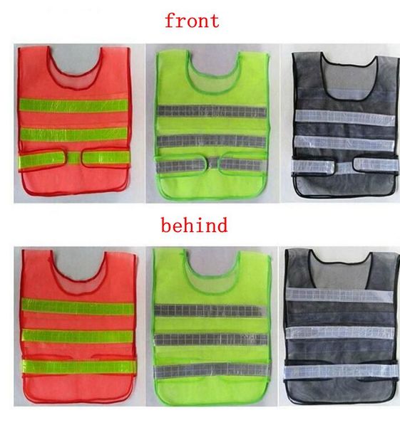 

Safety Clothing Reflective Vest Hollow grid vest high visibility Warning safety working Construction Traffic vest KKA1464