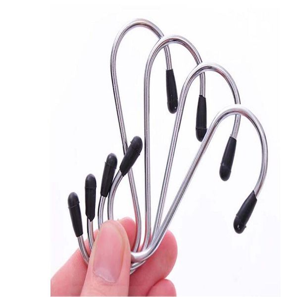 

эко-дружественные 4шт нержавеющей стали s крюк висит форма 5 кг емкость металлические крючки 7.7 cm * 2.7 cm s стиль слинг собака