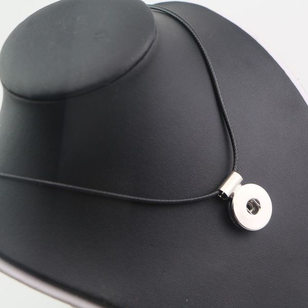 

модный женский сплав noosa nosa chunks ожерелье 18мм ginger snap button charm pendant ожерелье сменные snaps ювелирные изделия s03, Silver