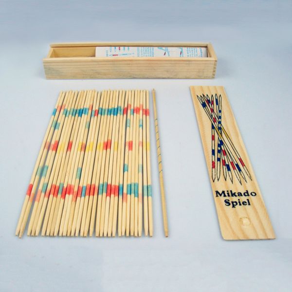 

wholesale- baby educational wooden traditional mikado spiel pick up sticks with box game new sale
