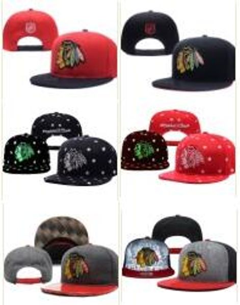 

2017 новый стиль прибыл Чикаго Блэкхокс gorras planas шляпа регулируемая Бейсбол кости Cas
