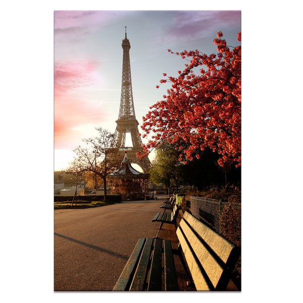 Paris Landscape Printed On Canvas Eiffel Tower Picture Canvas