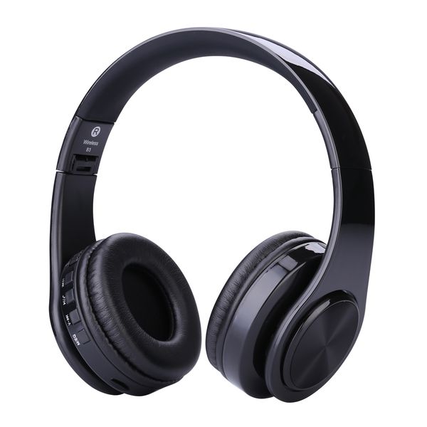 Fones de ouvido Bluetooth WH812 sobre ouvido HiFi HiFi Fones de ouvido sem fio com Mic 3D Music Monitor Headset Gamer Support Cartão SD para telefone Chamada Android Xiaomi Sumsamg Tablet