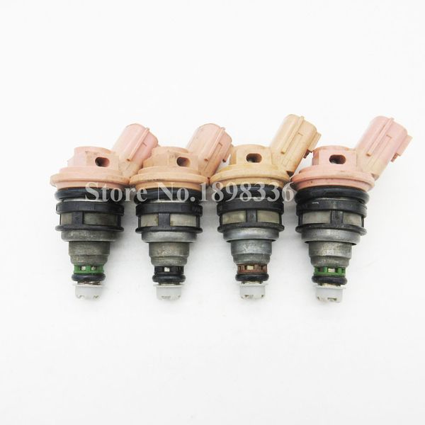 

4pcs 16600-53j03 fuel injector nozzle for nissan nx sentra 1991 1992 1993 1994 2.0l l4 16600-53j00 16600-53j01 16600-53j02 a46-00