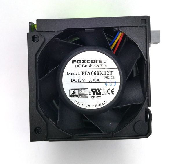 

новый оригинальный foxconn pia060k12t 12 в 3.70 a 6 см 60 * 60 * 38 мм 4 линии компьютерный сервер вентилятор охлаждения