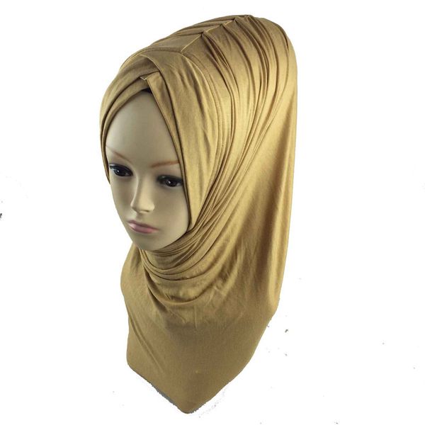 

wholesale-1pc khimar instant hijab one piece abaya jilbab islam ramadan muslim pleat instant shawl jersey pick 28 colors retail wholesale, Blue;gray