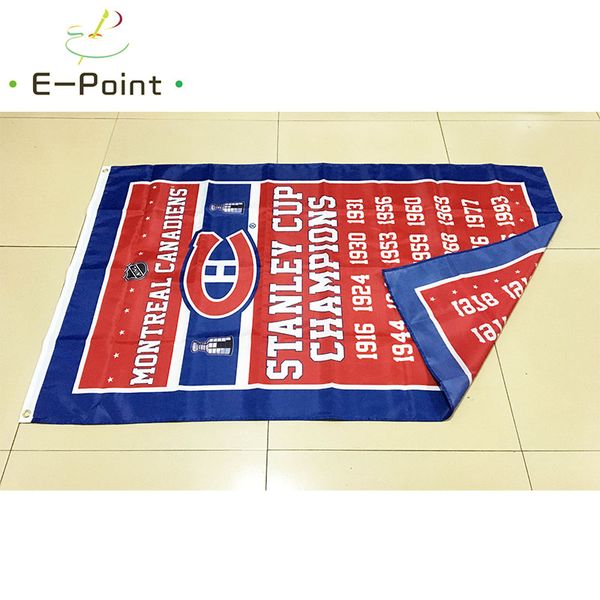 

Монреаль канадцы Кубок Стэнли чемпионы (НХЛ) 3 * 5ft (90 см*150 см) полиэстер флаг баннер
