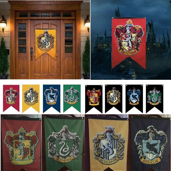 

new party supplies gryffindor flag hogwarts college party flag 75x125cm house wall decoration banner flags a0691