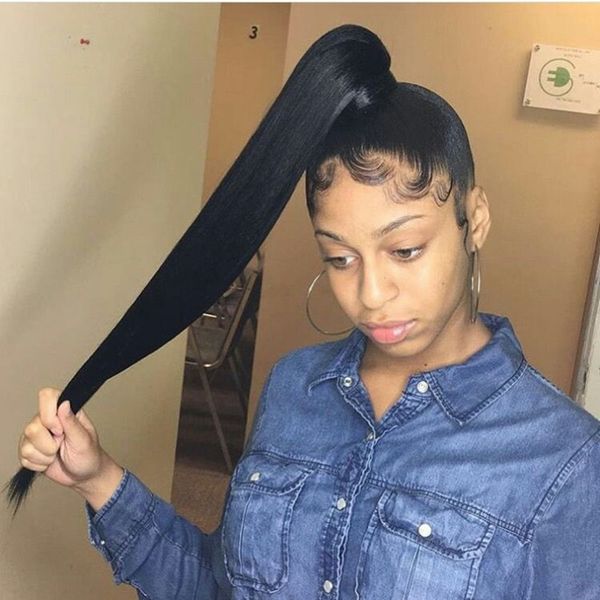 Clip In Ponytail Extension Long Straight Hairpieces 120g 22inch