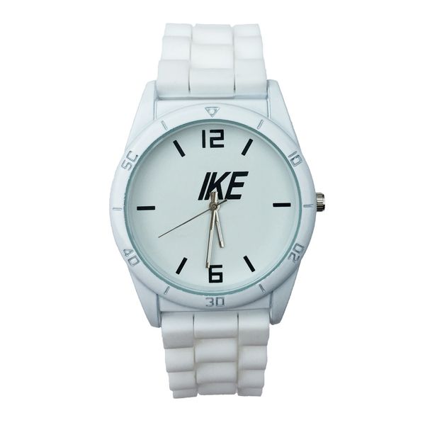 

Fashion NI luxury Brand women men's unisex Silicone band quartz wrist watch N05