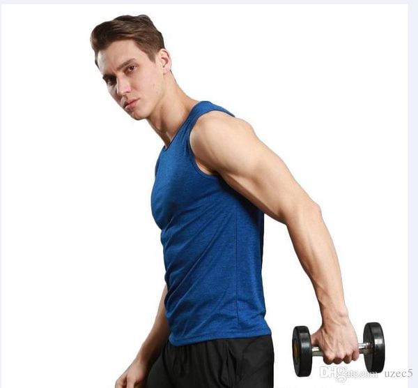 

Sports vest fitness series running training fast dry breathable simple solid wild