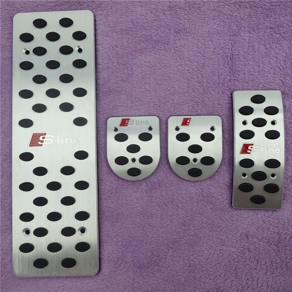 

accessories for audi a4 b6 b7 b8 a5 a6 c5 c6 a7 a8 q5 a3 q3 tt mt accelerator brake clutch footrest pedal pedales stickers