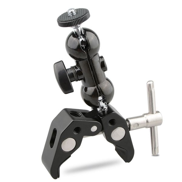 

camvate краб зажим 1/4" ballhead для dji ronin gimbal dslr camera monitor свет