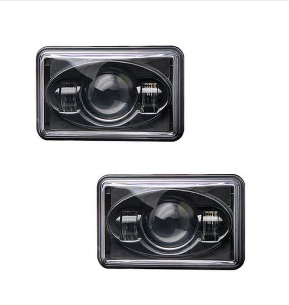 

4x6 '' led headlight 2pcs 45w 3825lm 25w 2125lm high low h4 лампа авомобилнй веодиоднй ве дл gmc chevrol