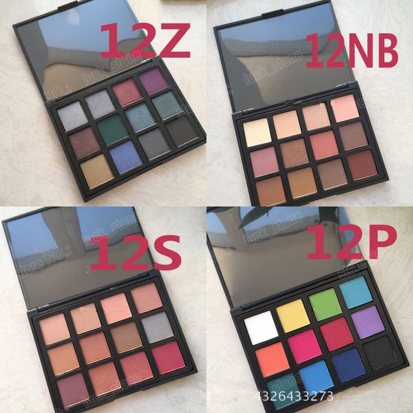 

12 eye shadow eyeshadow palette 4 type smoky customized easy cosmetics color accept print your logo