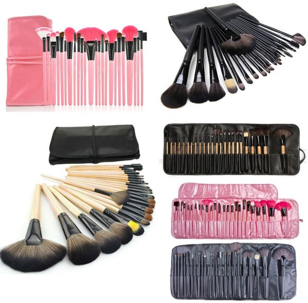 

new brush sets 24pcs professional cosmetic kits foundation powder blush eyeliner artist brushes tool ing
