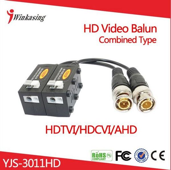 

cvi tvi ahd hd cctv video balun combined design randomly utp yjs-3011hd