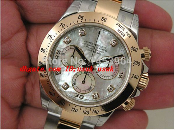 

Factory upplier luxury wri twatch 116523 white dial tainle teel bracelet mechanical mooth canning men men 039 watch watche