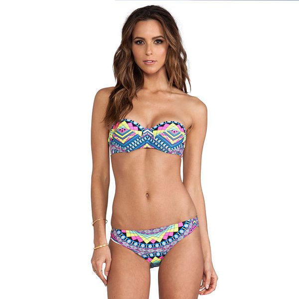 Cadera Cómodos SraNuevo Sexy De Retro Bikini 2017 Impresión Baño Sin Moda Compre Pantalones La Traje Dividida Paquete Triangular Restricciones WEDIH29Y