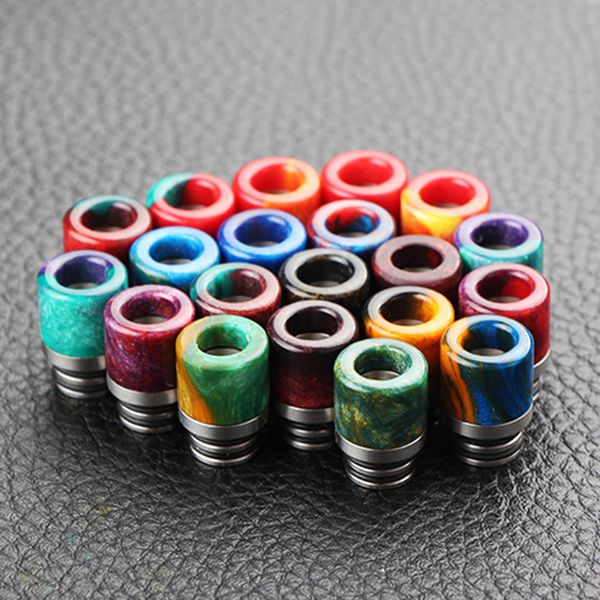 

Epoxy Resin Mini Metal 510 Drip Tips Epoxide Resin Drip Tip for Atomizer Vaporizer Mouthpiece Electronic Cigarette DHL Free