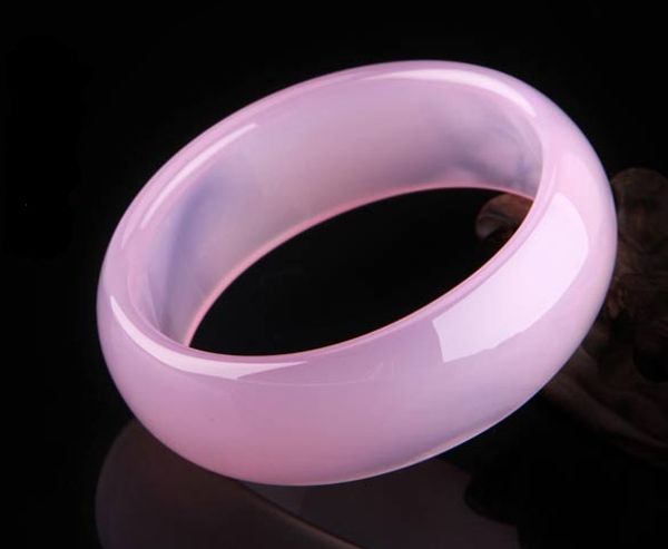 

charm bracelet pink chalcedony widened bracelet the beauty's favorite, Black