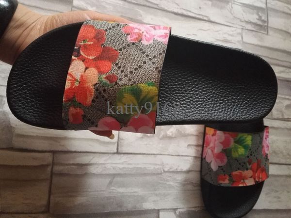 

Высококачественные мужские и женские сандалии-слайдеры в продаже Новые мягкие цветочные кожаные тапочки для любителей разных цветов