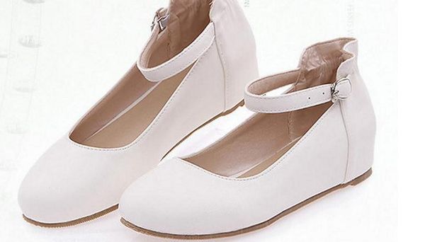 

women's shoes in spring and autumn flat bottom round head@206, Black